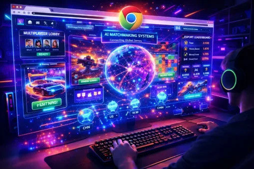Future of Browser Games 2026 Viral trend showing AI powered web gaming platforms