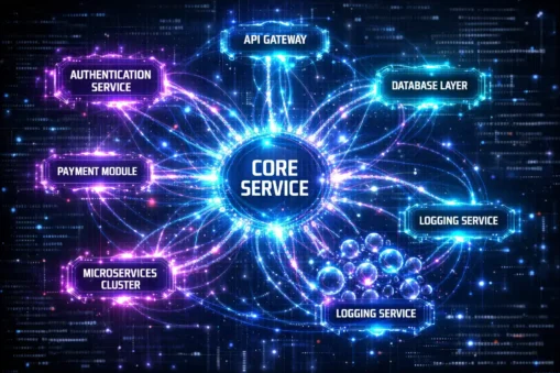AI code dependency graph mapping relationships across repository modules