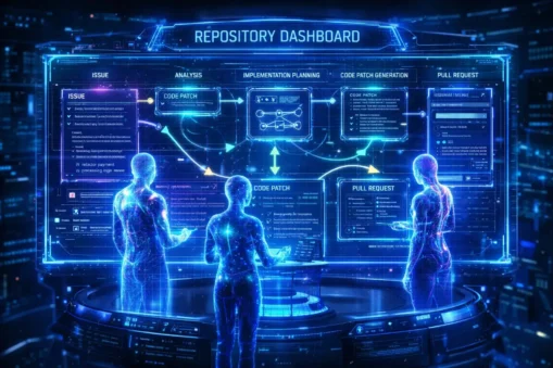 Agentic AI analyzing repositories and generating pull requests automatically