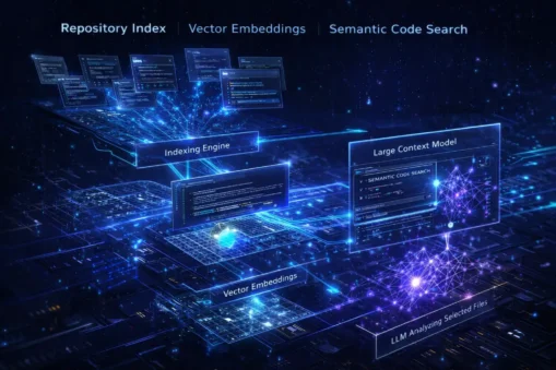 Repository indexing and code embeddings visualization for AI code understanding