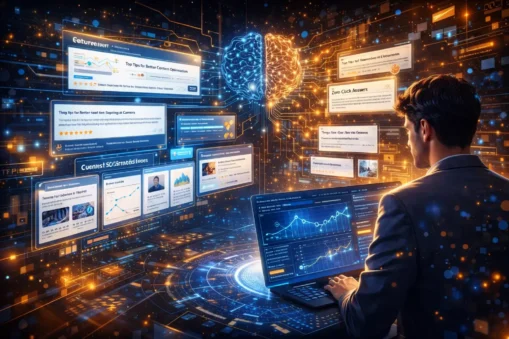 7 Amazing AI Search Engines 2026 future SEO and AI ranking visualization