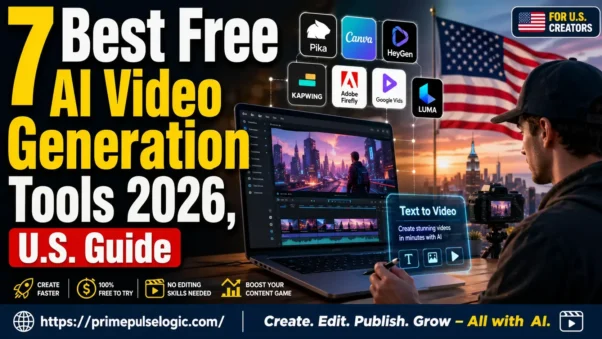 AI Video Generation Tools 2026 modern creator workspace using AI video editor