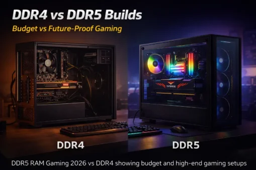 DDR5 RAM Gaming 2026: 7 Proven Reasons to Upgrade DDR5 RAM Gaming 2026 compared with DDR4 budget gaming PC builds