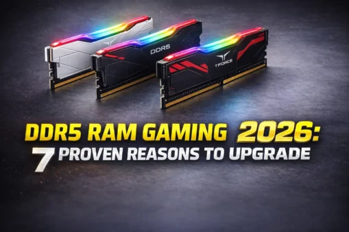 DDR5 RAM Gaming 2026: 7 Proven Reasons to Upgrade DDR5 RAM Gaming 2026 high performance RGB memory modules with reasons to upgrade