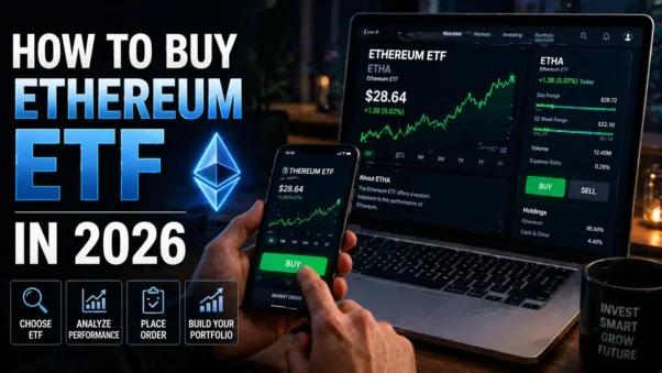 Ethereum ETF in 2026 how to buy through brokerage step by step