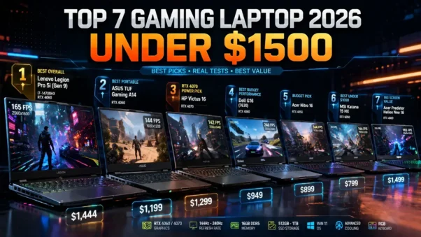 Gaming Laptop 2026 top 7 picks compared side by side for performance and value