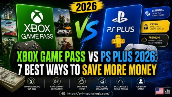 Xbox Game Pass vs PS Plus 2026 comparison showing pricing and savings differences