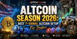 Altcoin Season 2026 Best 7 Signal Altcoin Setup hero image for traders, PrimePulseLogic crypto analysis banner