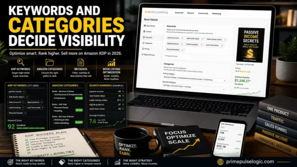 Amazon KDP in 2026 visibility depends on smart metadata