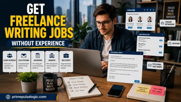 How to Start Freelance Writing and get freelance writing jobs using LinkedIn, job boards, and client outreach